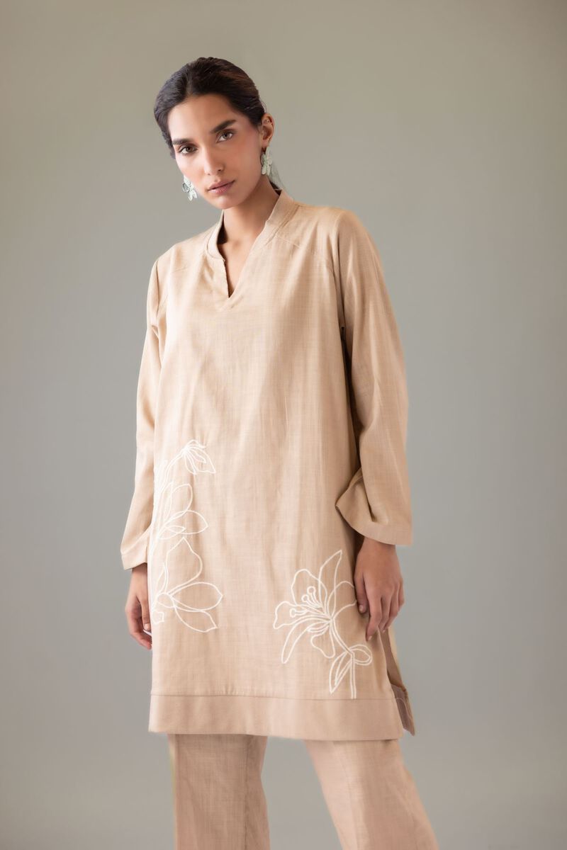 Embroidered | Heavy Textured Cotton | Kurta | USD 30.00
