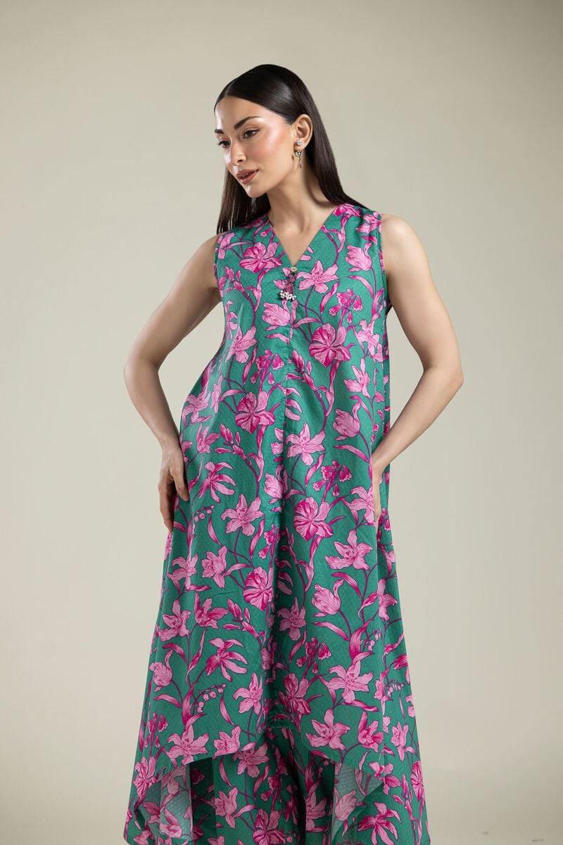 Printed | Cotton Dobby | Sleeveless Cotton Kurta | USD 30.00