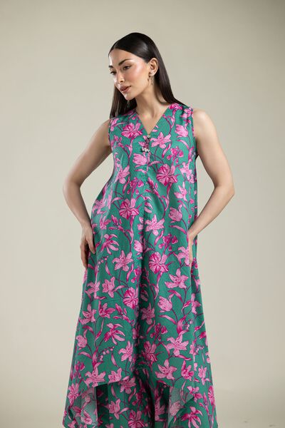 Printed | Cotton Dobby | Sleeveless Cotton Kurta | USD 30.00