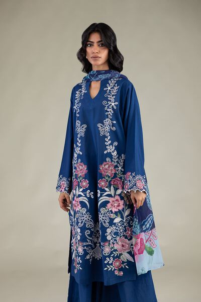 Embroidered | Cambric | Cambric Tailored 3-Piece | USD 85.00