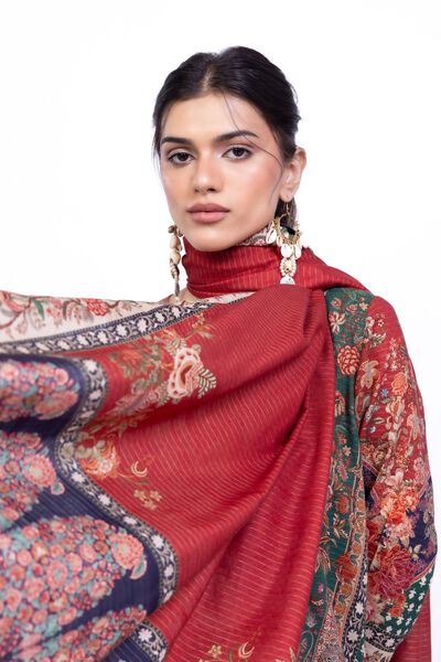 Printed | Textured Cotton | Dupatta | USD 5.10