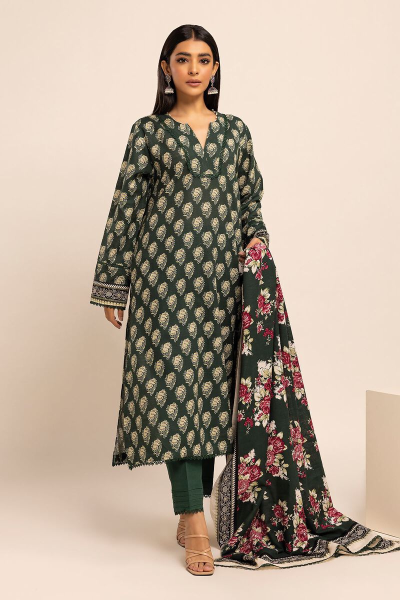 Printed | Khaddar | Fabrics 3 Piece | null