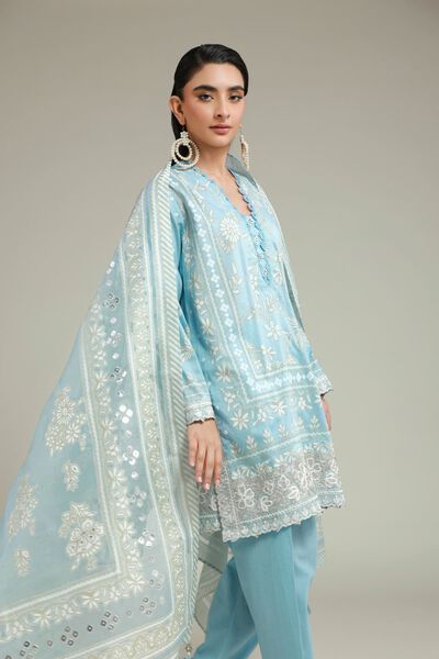 Embroidered | Cambric | Tailored 3-piece Set | USD 85.00