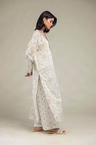 Embroidered | Cambric | Printed Cambric Pants | USD 35.00