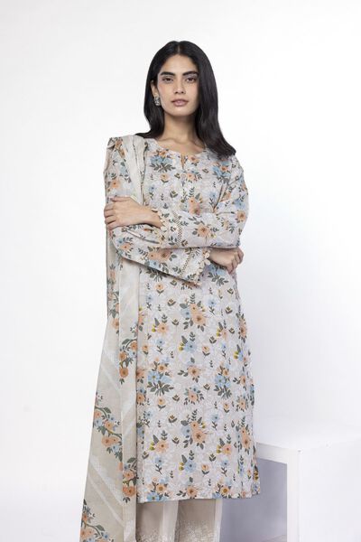Embroidered | Lawn | Fabrics 3 Piece | USD 45.00