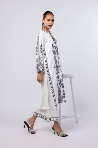 Embroidered | Russian Raw Silk | Pants | USD 23.00