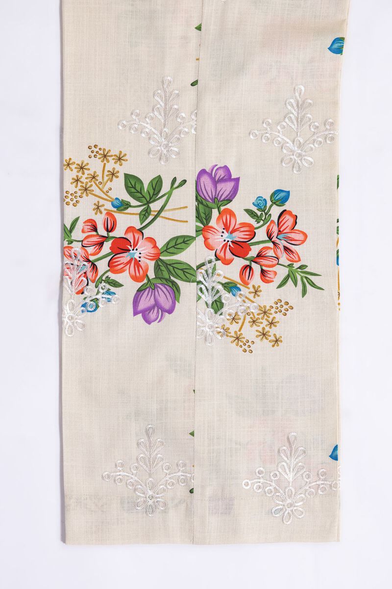 Embroidered | Crosshatch Poplin | Pants | USD 6.00