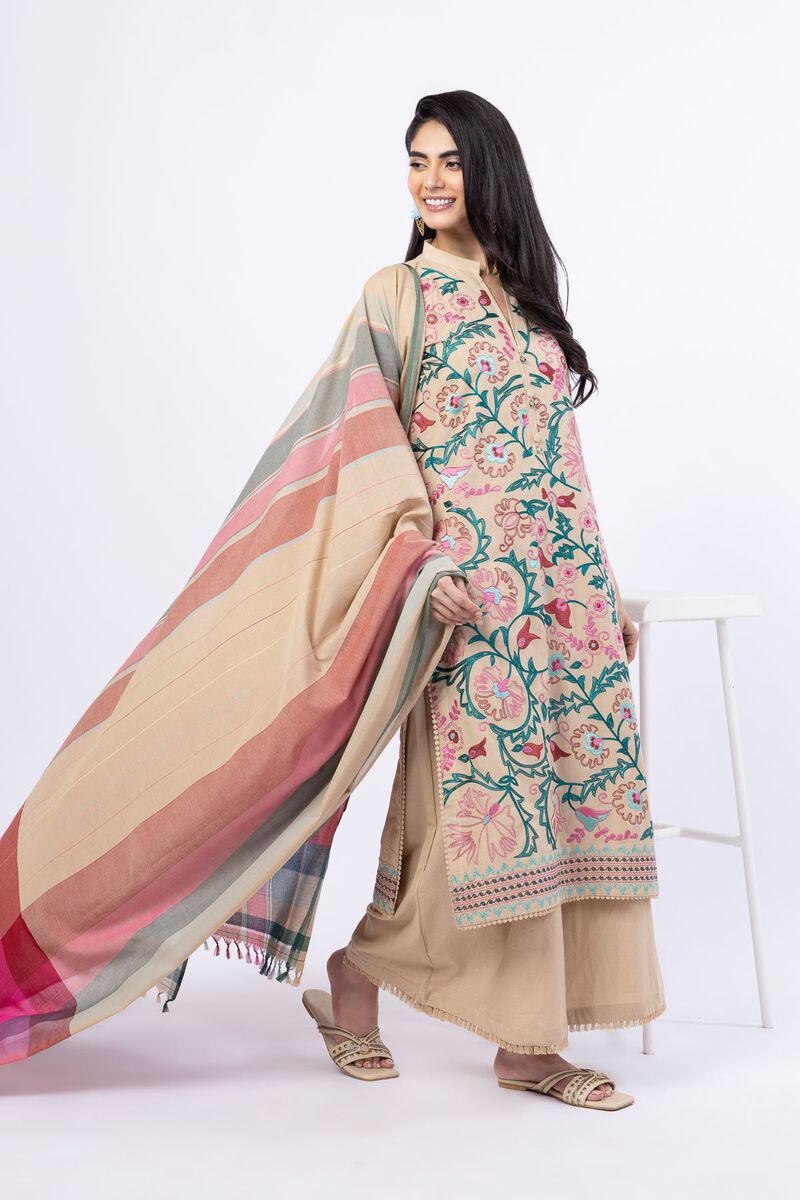 Dyed | Handwoven Cotton | Dupatta | USD 11.50