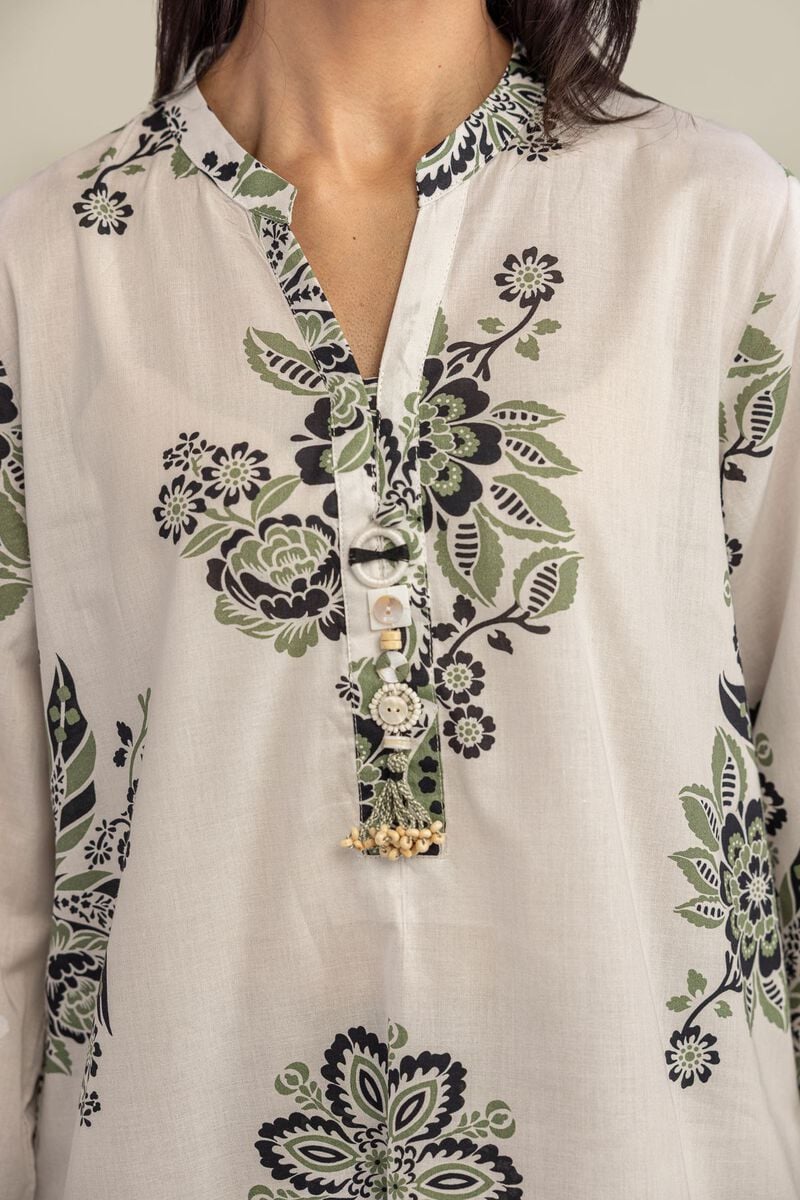 Printed | Cambric | Floral Cambric Kurta | USD 35.00