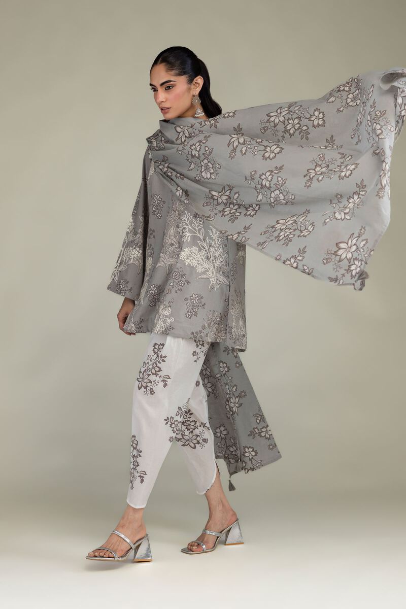 Embroidered | Lawn | Floral Lawn Dupatta | USD 25.00