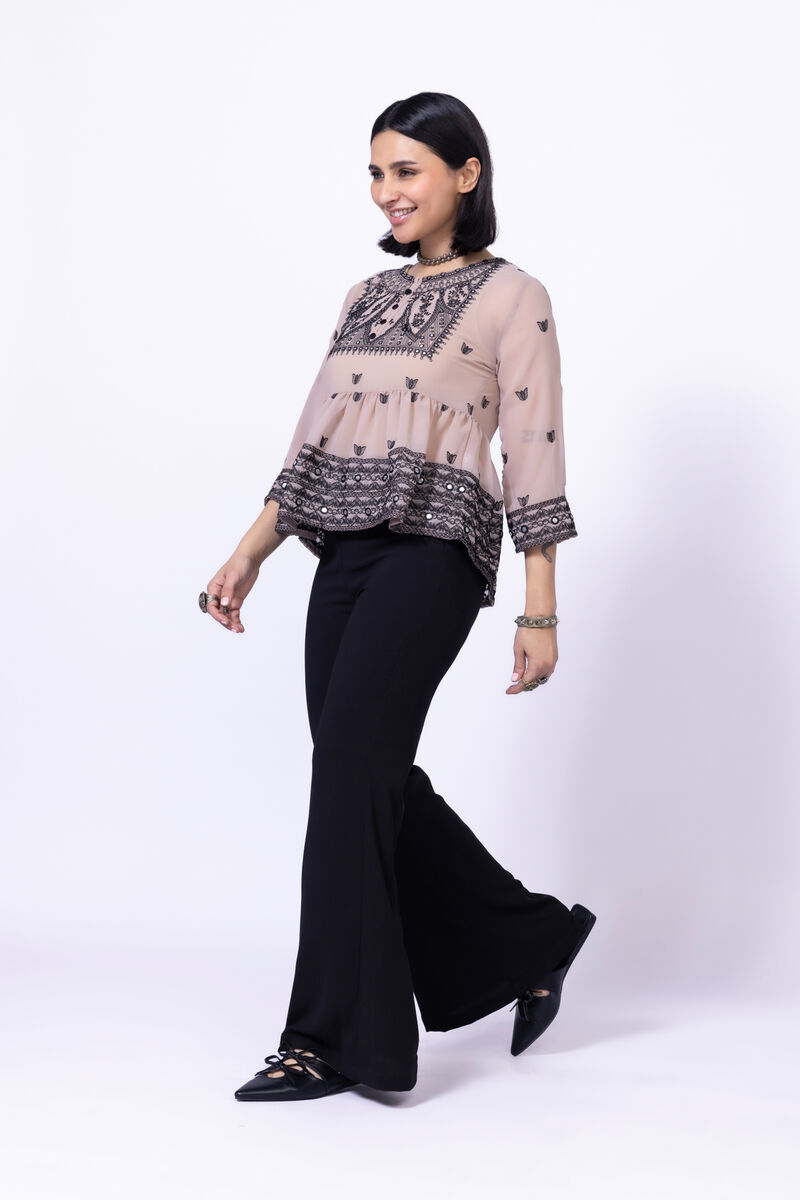 Dyed | Heavy Georgette | Trousers | USD 7.50