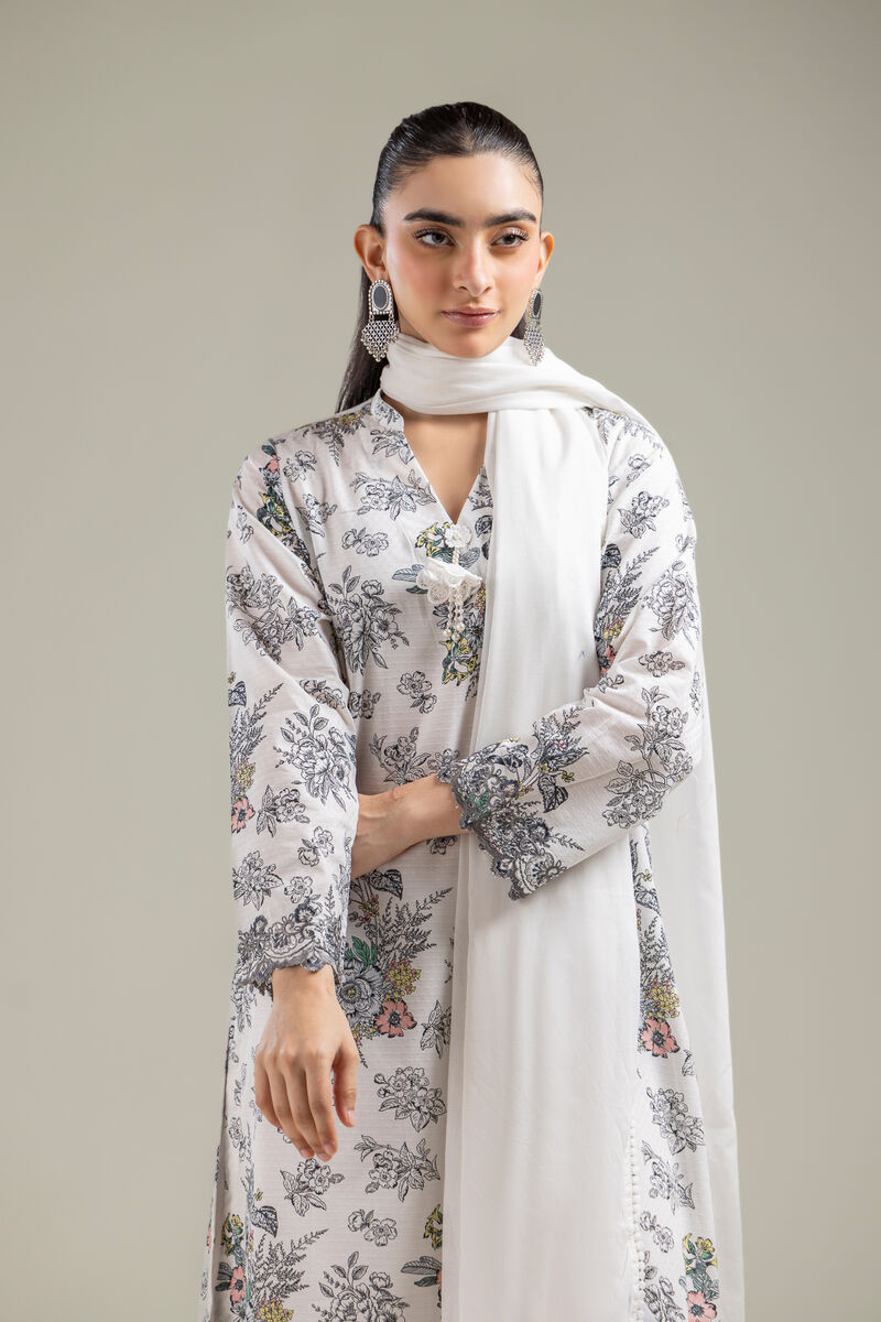 Embroidered | Lawn | Lawn Floral Dupatta | USD 30.00