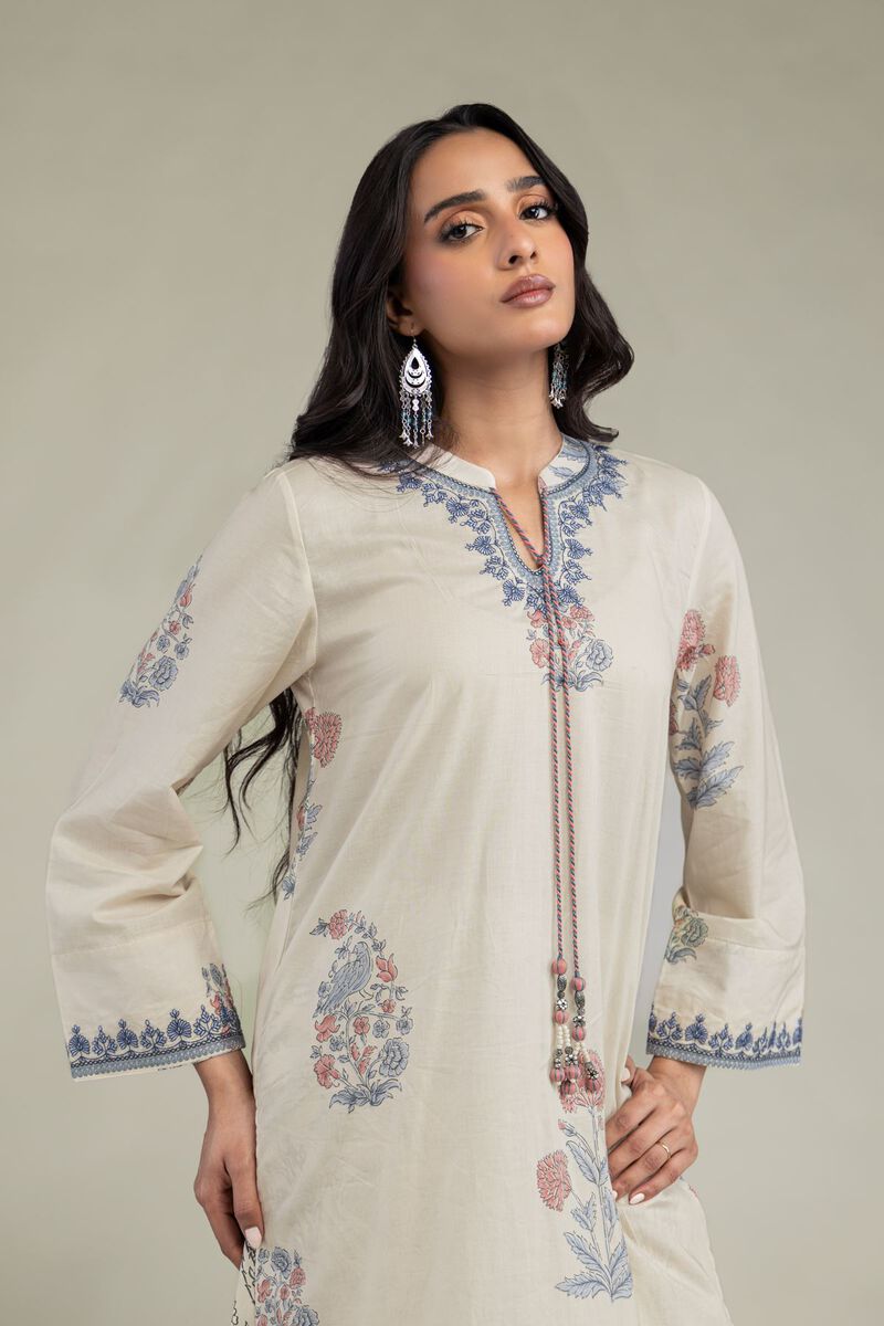 Embroidered | Cambric | Floral Cambric Kurta | USD 45.00