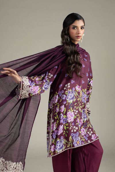 Embroidered | Raw Silk | Silk 2-Piece Tailored | USD 85.00