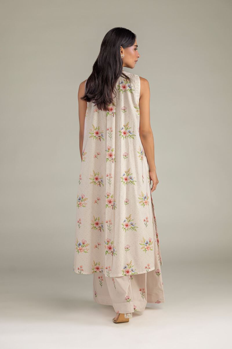 Printed | Cambric | Sleeveless Cambric Kurta | USD 35.00