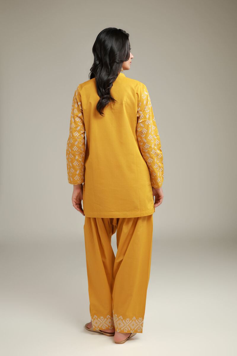 Embroidered | Cambric | Cambric V-Neck Kurta | USD 40.00