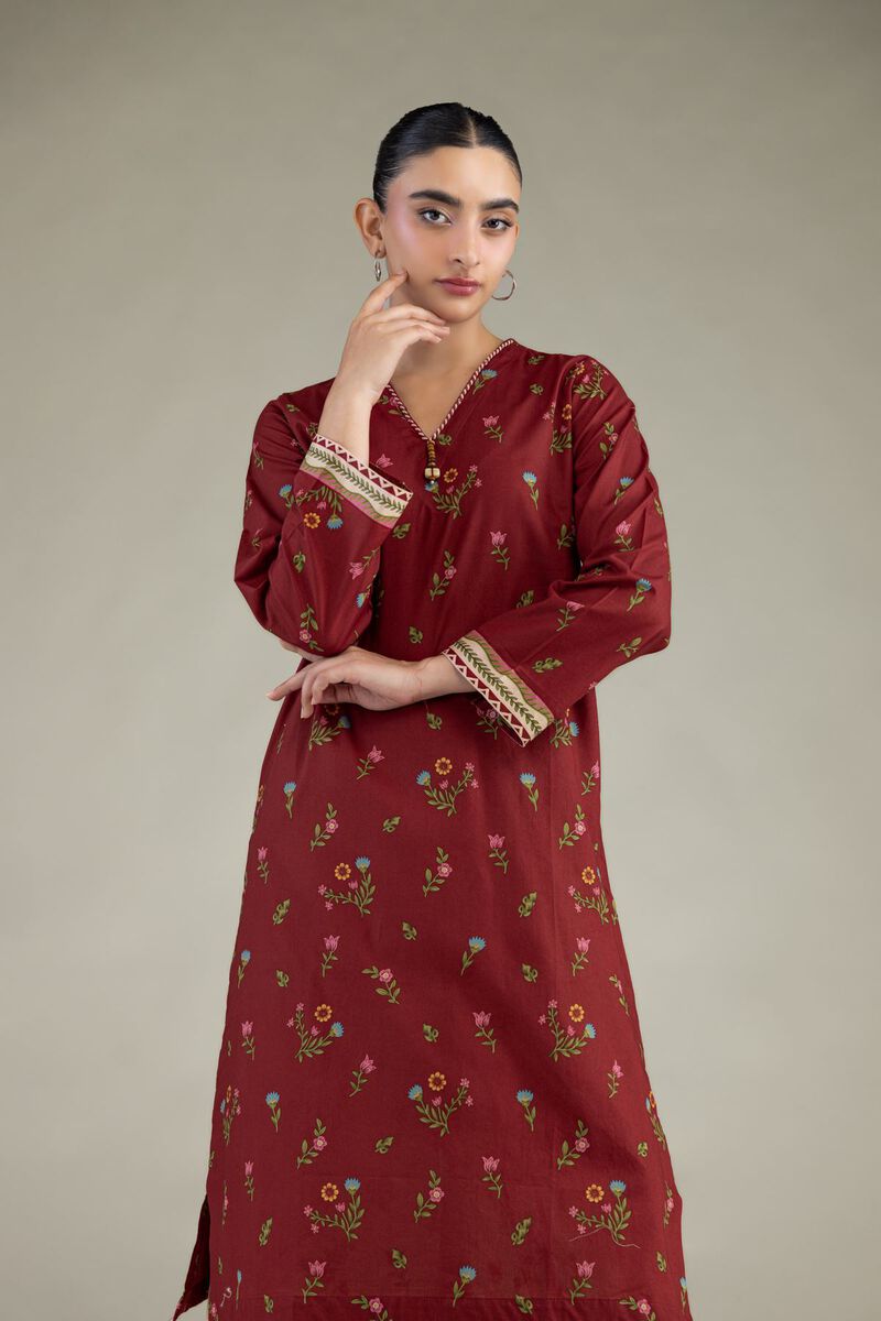 Printed | Cambric | Long Cambric Kurta | USD 35.00
