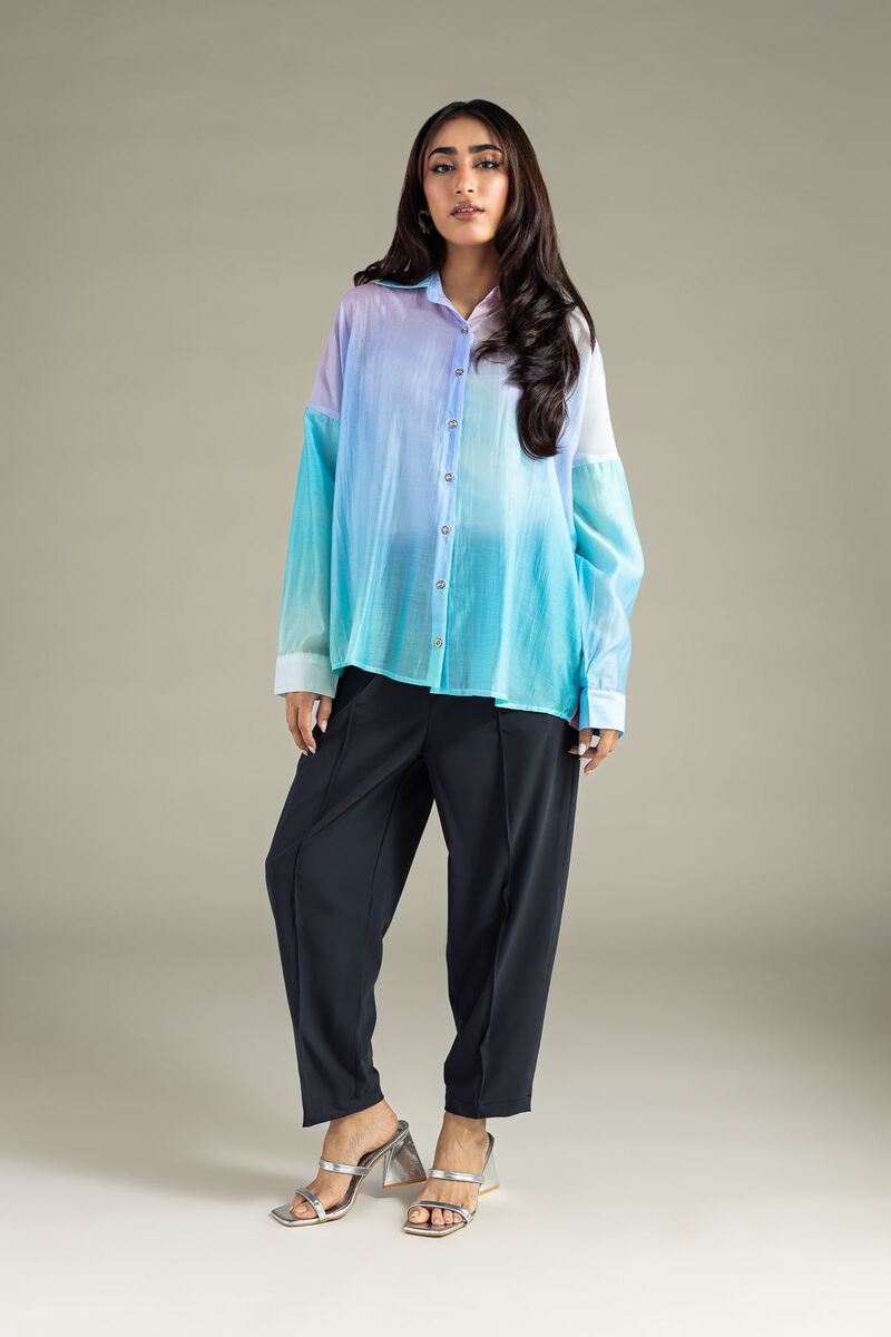 Dyed | Georgette | Trousers | USD 14.00