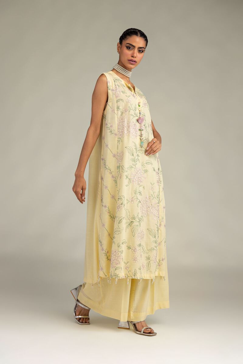 Embroidered | Raw Silk | Solid Silk Pants | USD 30.00
