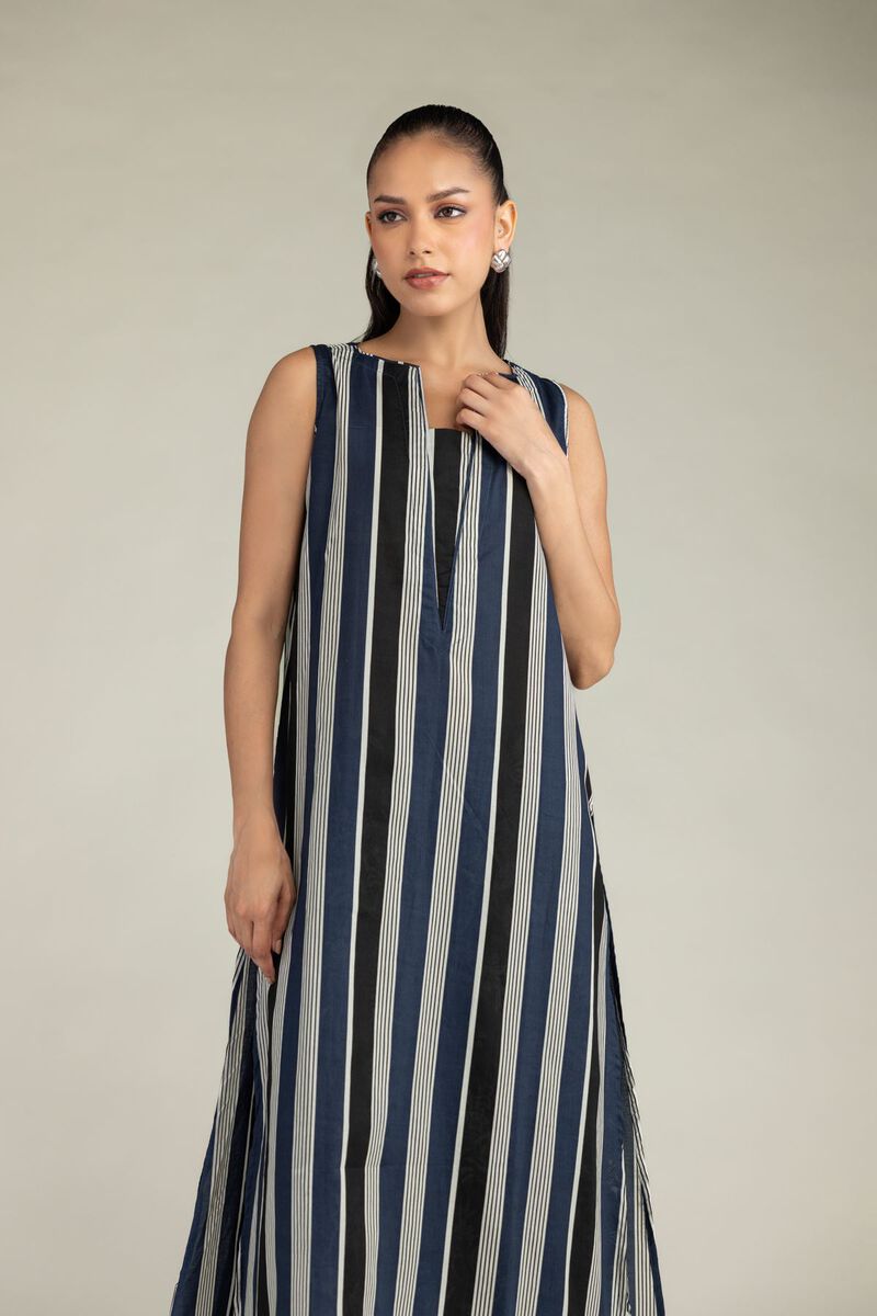 Printed | Cambric | Sleeveless Longline Kurta | USD 35.00