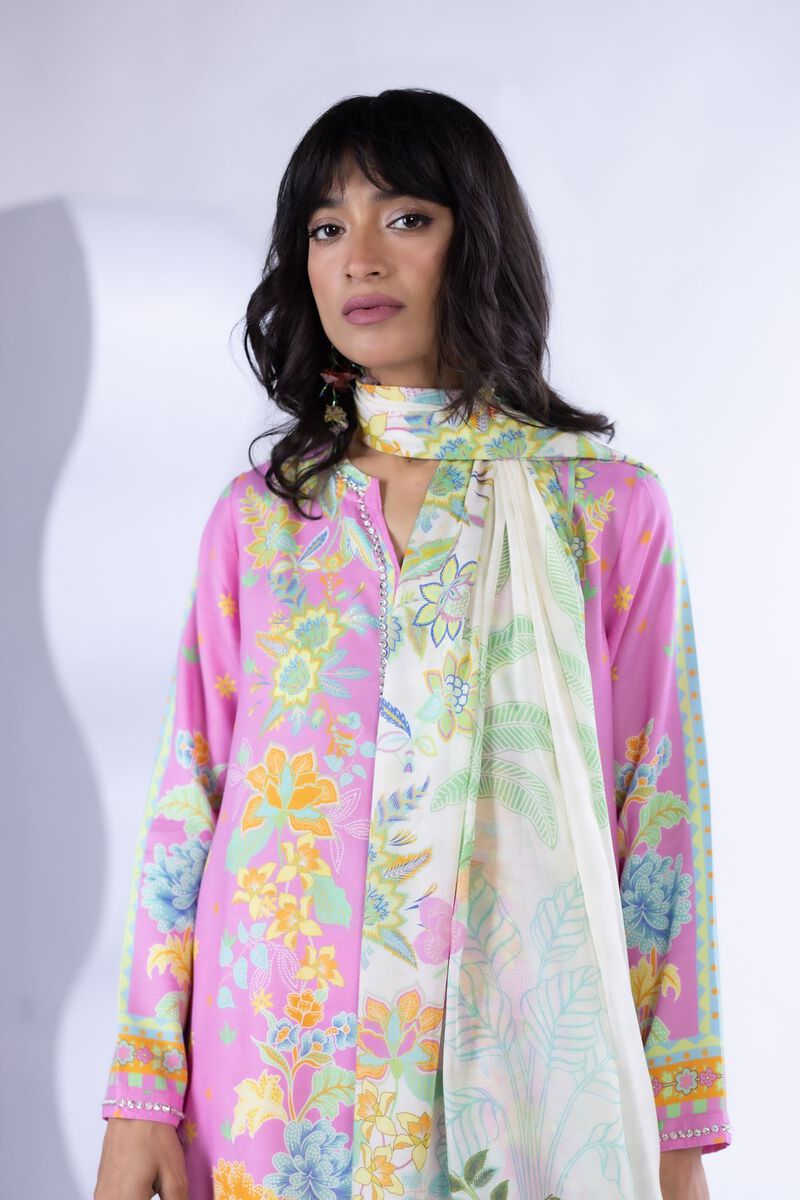 Printed | Light Thai Silk | Dupatta | USD 23.00