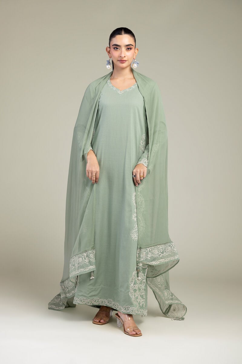 Embroidered | Chiffon | Chiffon Embroidered Dupatta | USD 40.00