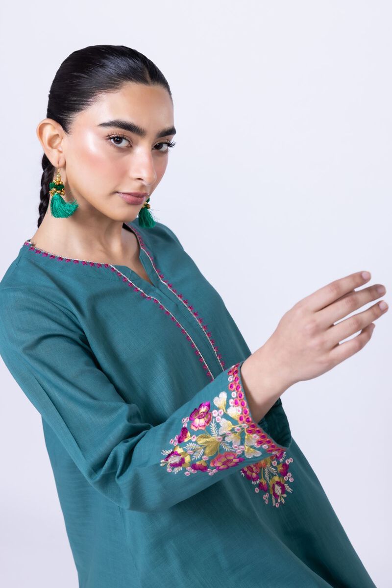 Embroidered | Crosshatch | Kurta | USD 7.50