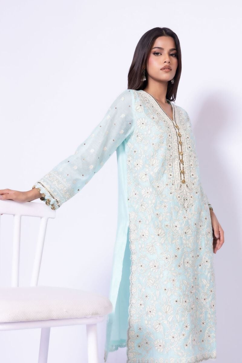 Embroidered | Viscose Polyester Net | Kurta | USD 37.50