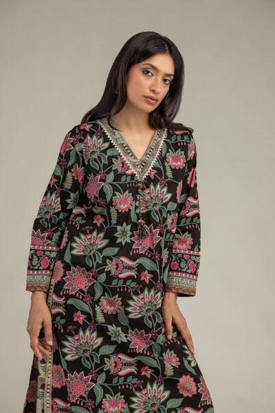 Embroidered | Cambric | Floral Cambric Kurta | USD 40.00