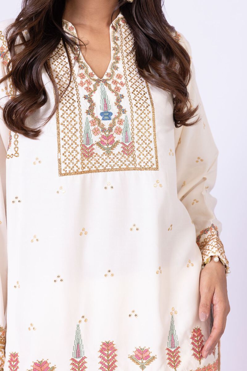 Embroidered | Viscose Oak Silk | Kurta | USD 60.00
