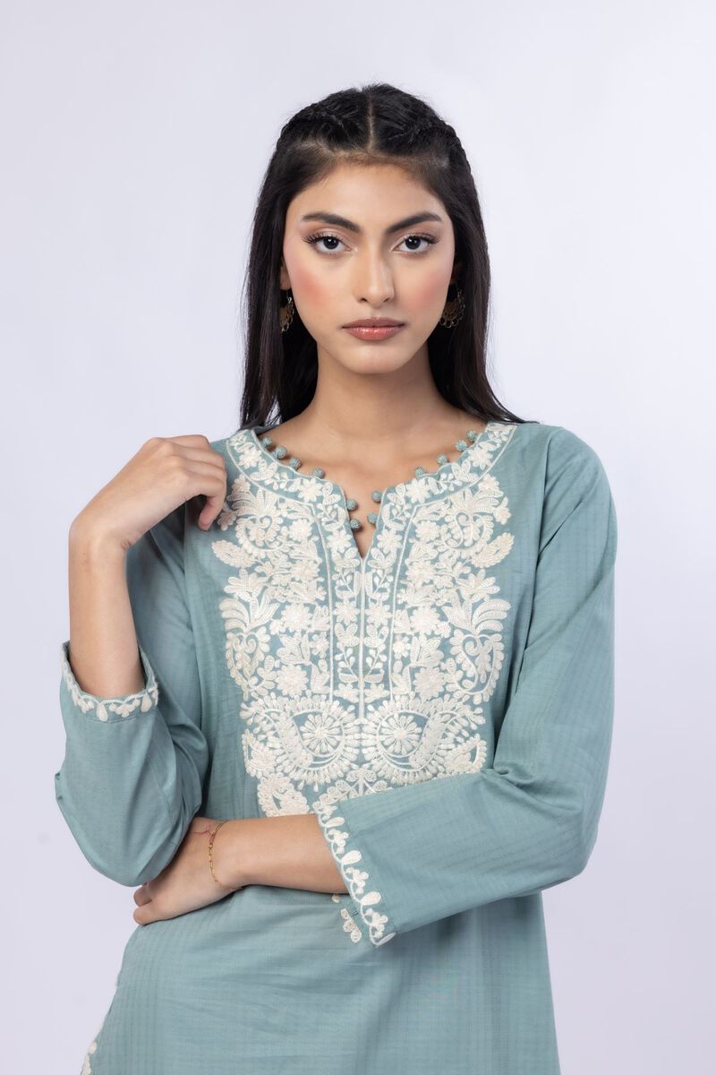 Embroidered | Cotton Dobby | Kurta | USD 17.50