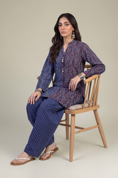 Printed | Light Khaddar | Short Printed Kurta | USD 35.00