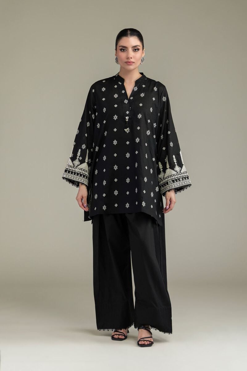 Embroidered | Lawn | Black Lawn Kurta | USD 35.00