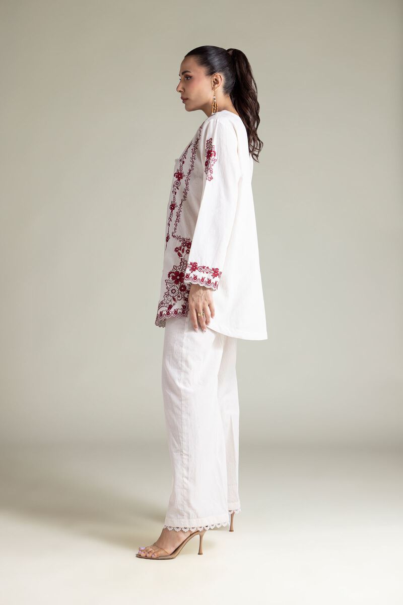 Embroidered | Cotton Dobby | 2-Piece Tailored Set | USD 70.00