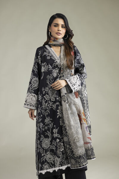 Embroidered | Lawn | Lawn 3-Piece Tailored | USD 80.00