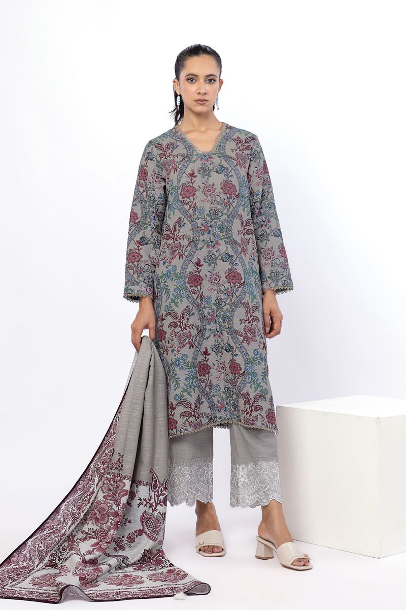 Embroidered | Light Khaddar | Tailored 3 Piece | USD 50.00
