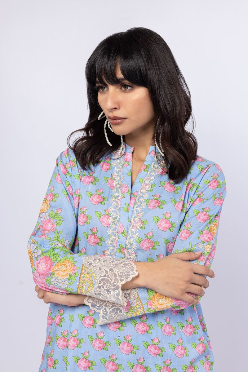 Embroidered | Crosshatch Raw Silk | Kurta | USD 40.00