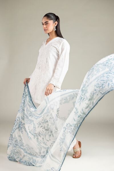 Embroidered | Chiffon | Dupatta | USD 25.00