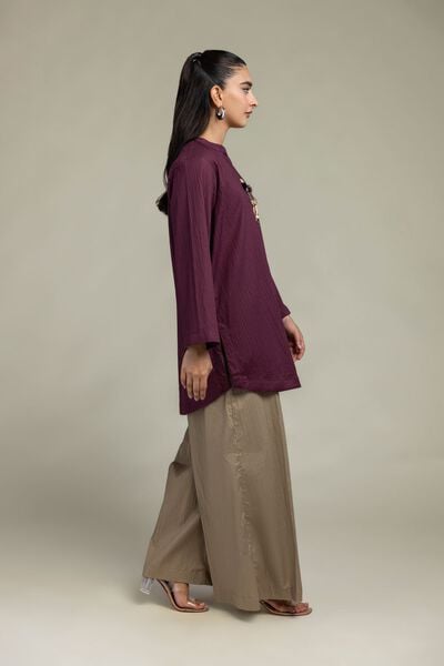 Dyed | Cotton Crinkle | Cotton Solid Pants | USD 30.00