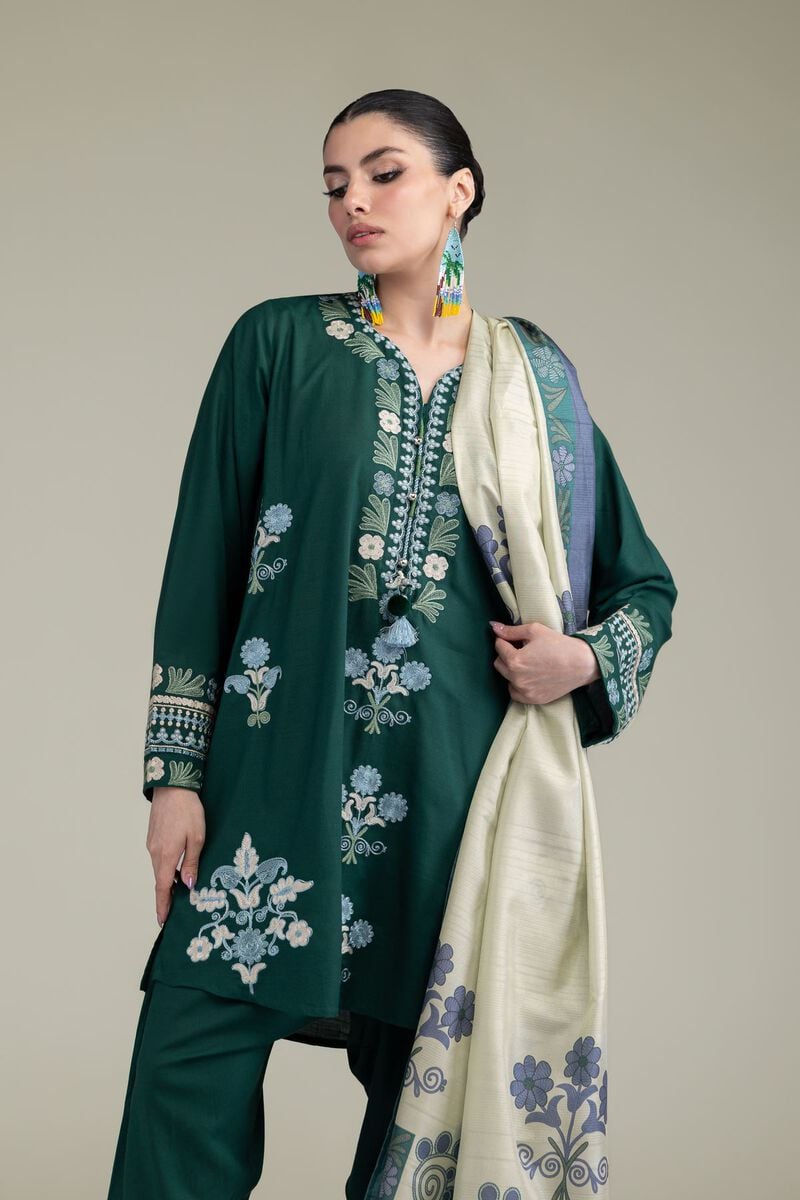 Embroidered | Polyester Silk | Floral Silk Dupatta | USD 30.00
