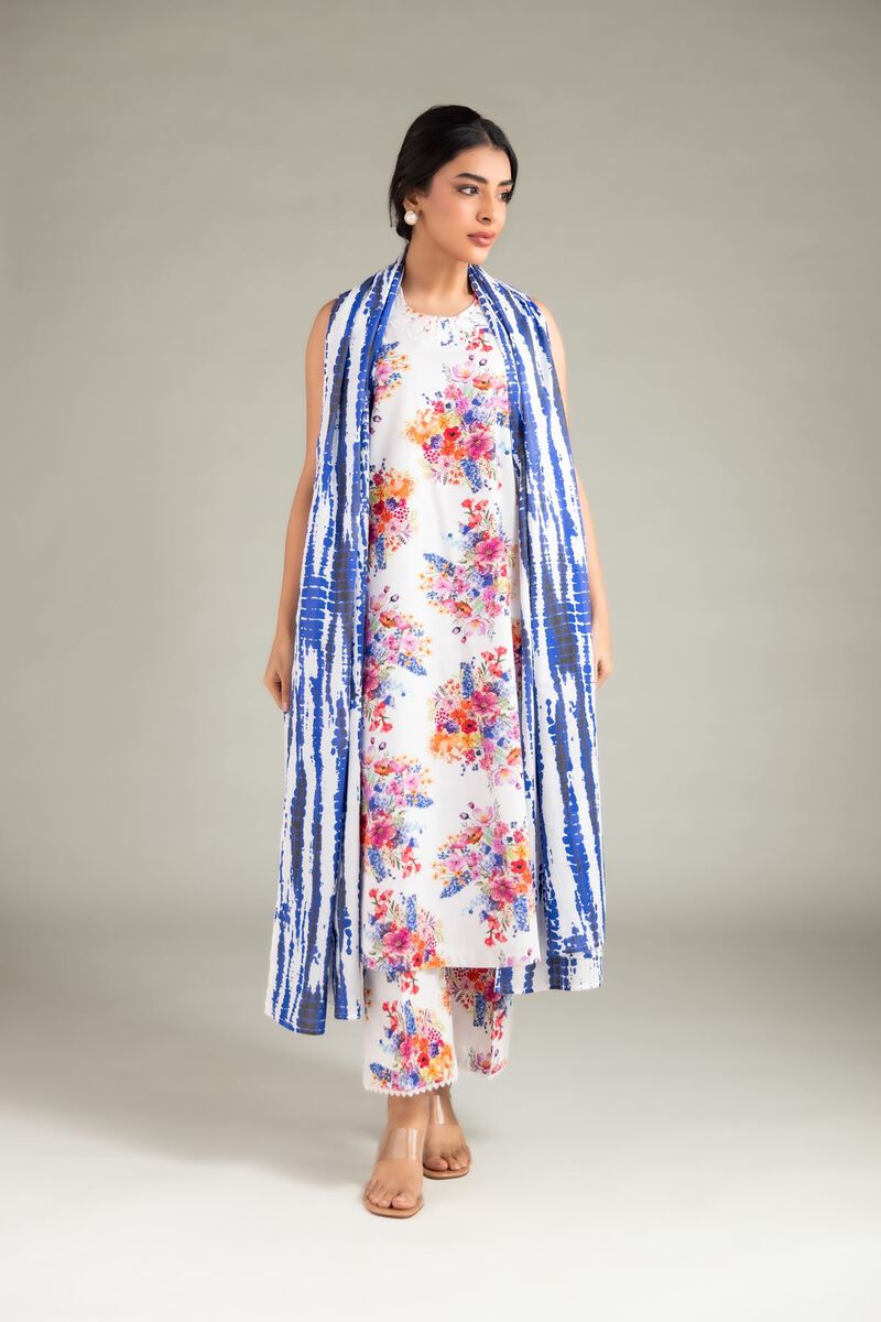 Printed | Textured Lawn | Dupatta | USD 25.00