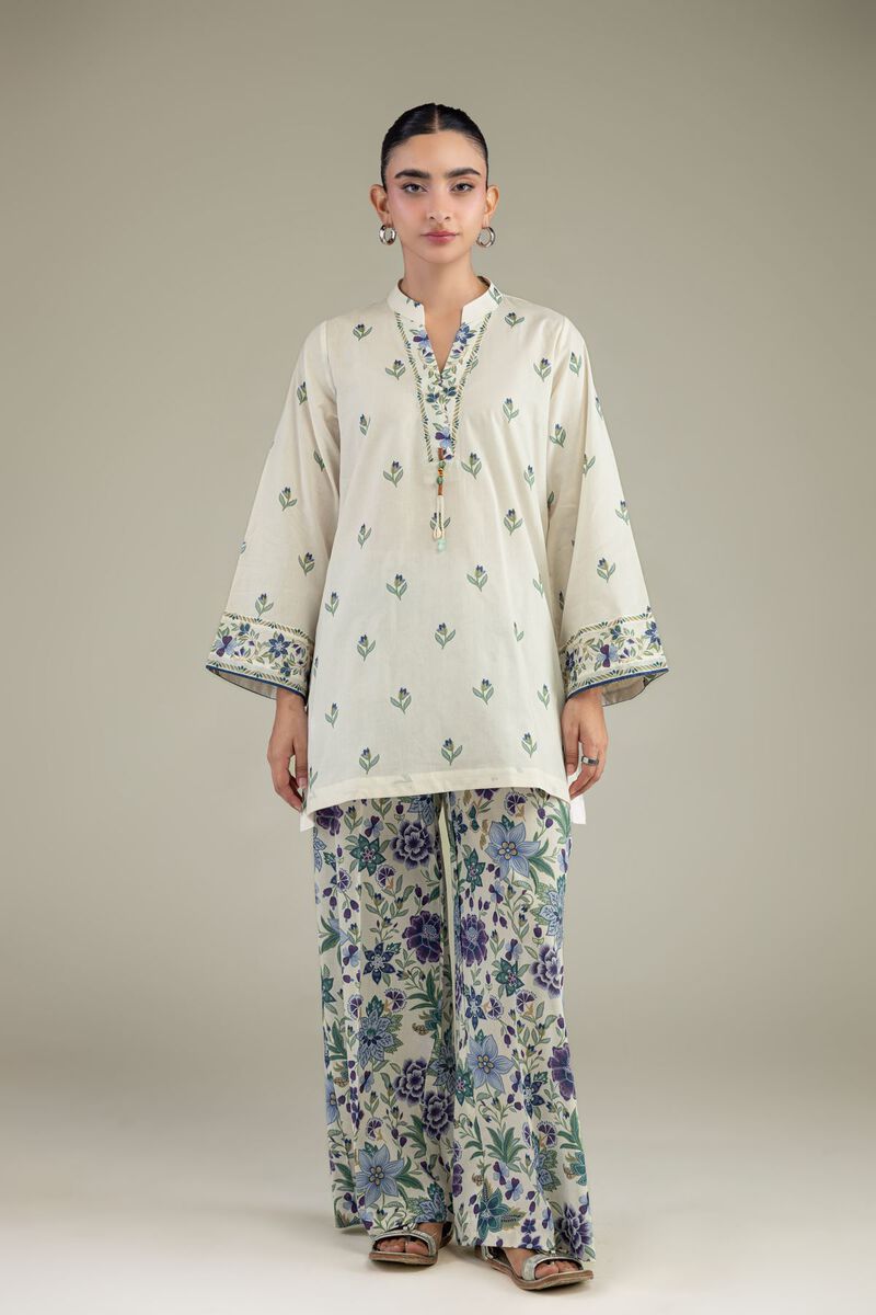 Printed | Cambric | Floral Cambric Pants | USD 30.00
