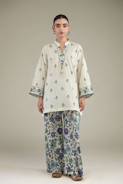 Printed | Cambric | Floral Cambric Pants | USD 30.00