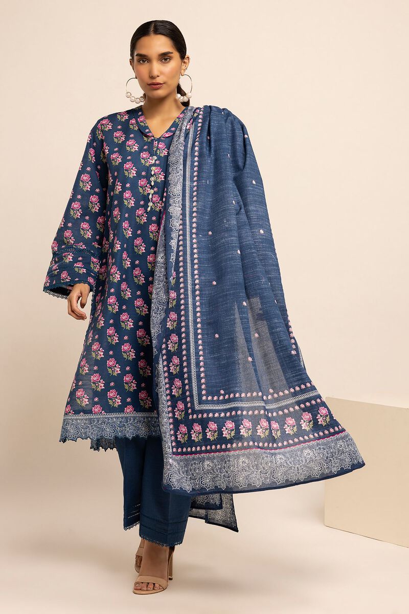 Printed | Khaddar | Fabrics 3 Piece | null