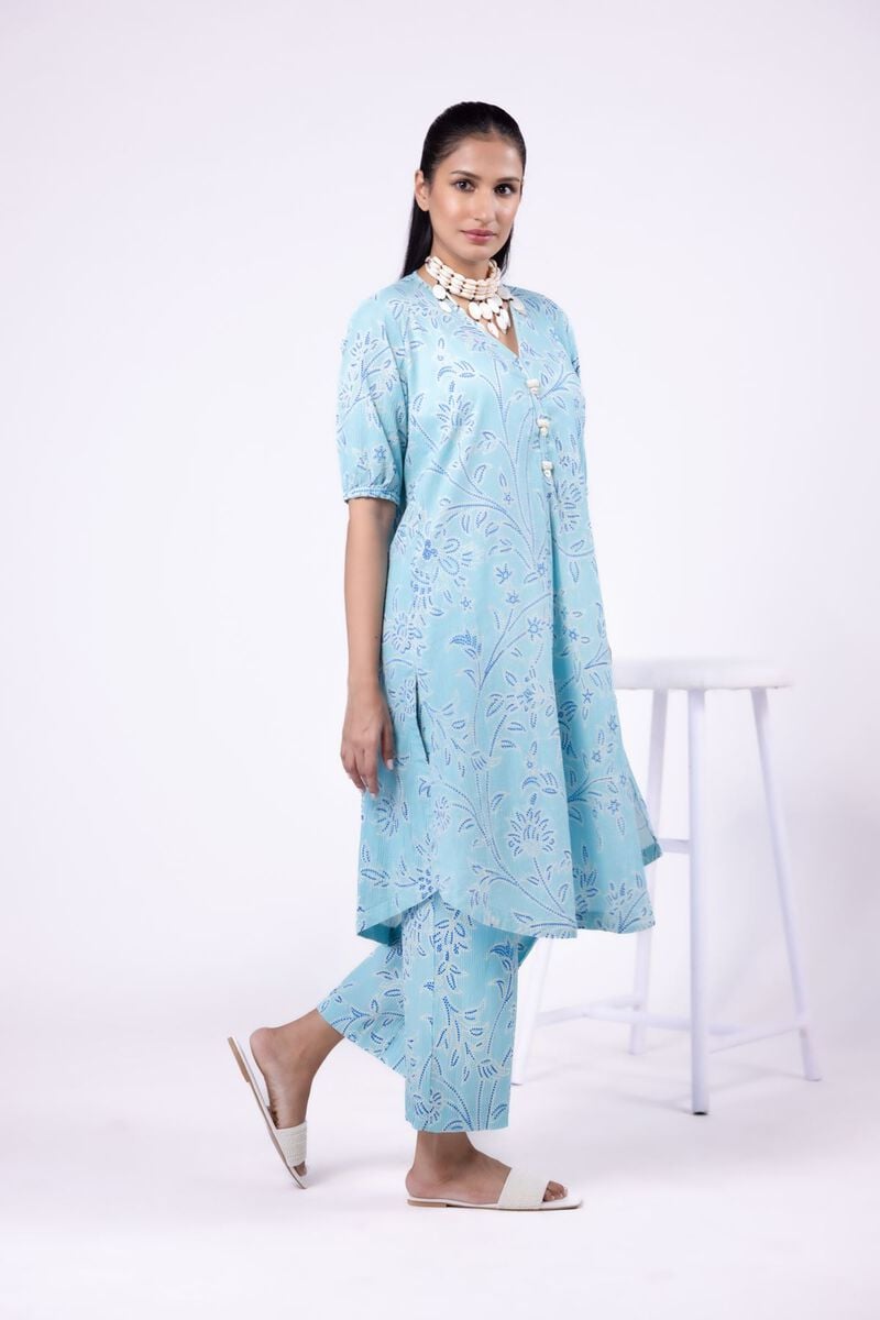 Printed | Ripple Crinkle | Pants | USD 5.40