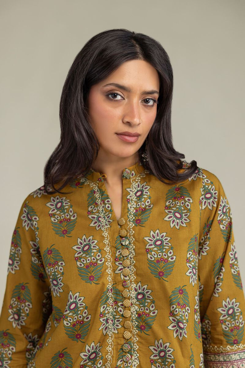 Embroidered | Cambric | Cambric Floral Kurta | USD 35.00