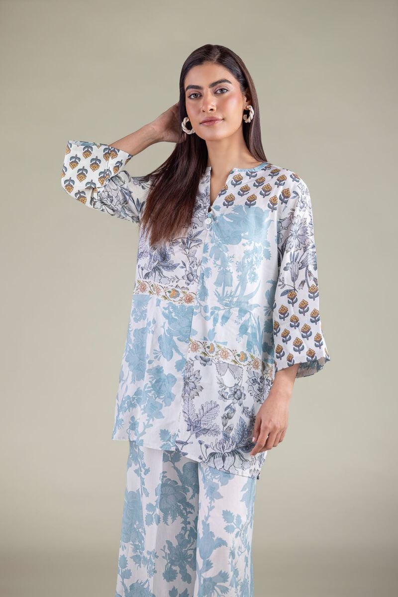 Embroidered | Textured Weave | Shirt | USD 35.00