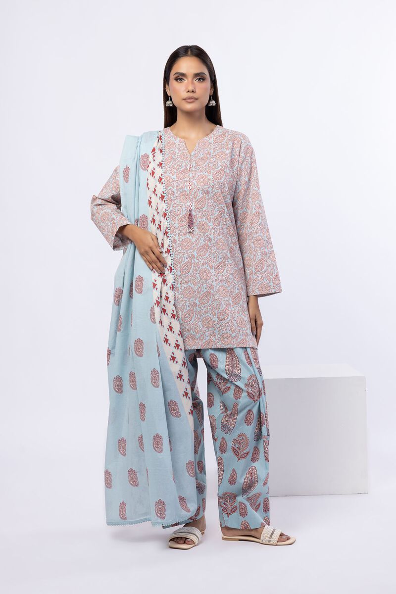 Printed | Crosshatch Poplin | Pants | USD 7.50