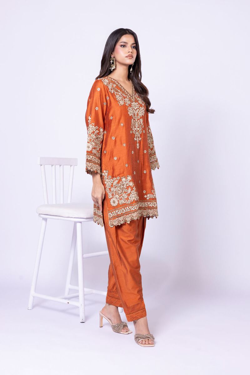 Embroidered | Viscose Polyester Net | Kurta | USD 35.00