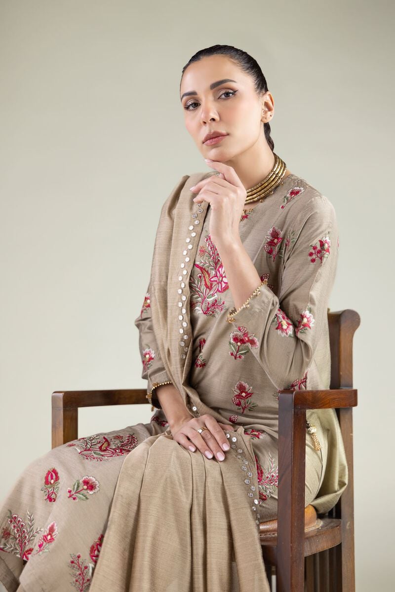 Embroidered | Cotton Net | Floral Formal Dupatta | USD 35.00